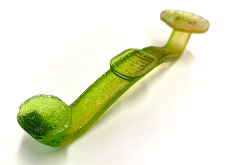 祥瀧 琉璃喜字如意(綠) 文鎮 擺飾